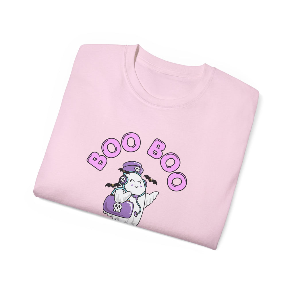 Boo Boo Crew Tee — Cute Travel Nurse RN PRN DR Triage Ghosts Nursing Pharmacy Halloween T‑Shirt