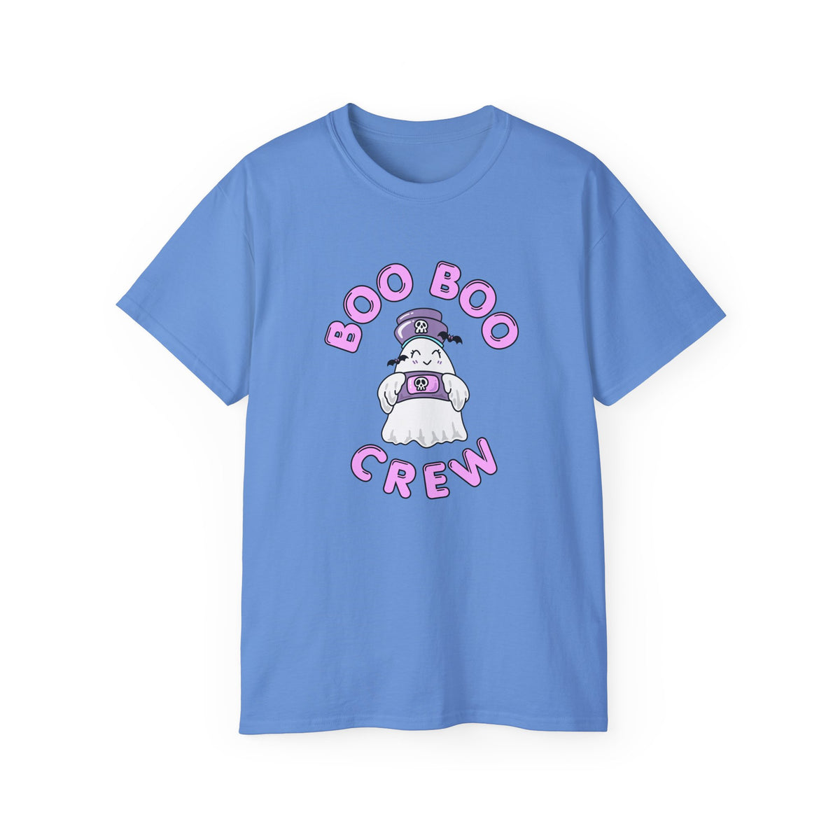 Boo Boo Crew Tee — Cute Nurse RN PRN DR Ghost Nursing Pharmacy Bandaid Halloween T‑Shirt