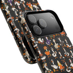 Cute Halloween Ducks phone case Black | Tough Magnetic Case