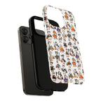 Cute Halloween Ducks phone case White| Tough Magnetic Case
