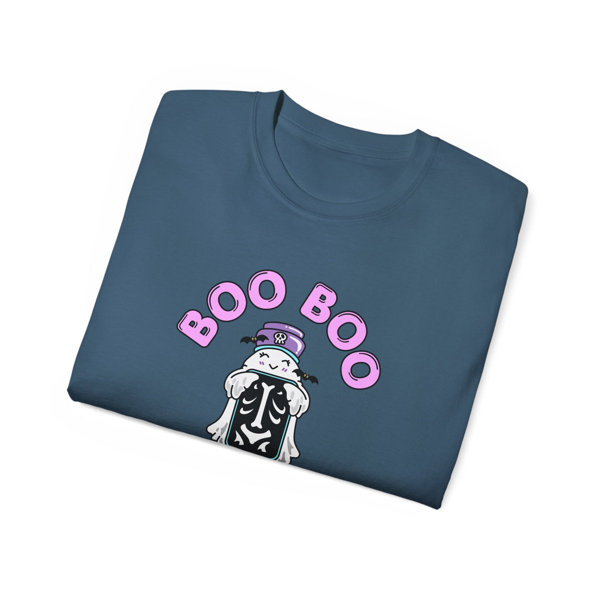 Boo Boo Crew Tee — Cute Radiology XRAY Nurse RN PRN DR Ghost Nursing Pharmacy Halloween T‑Shirt