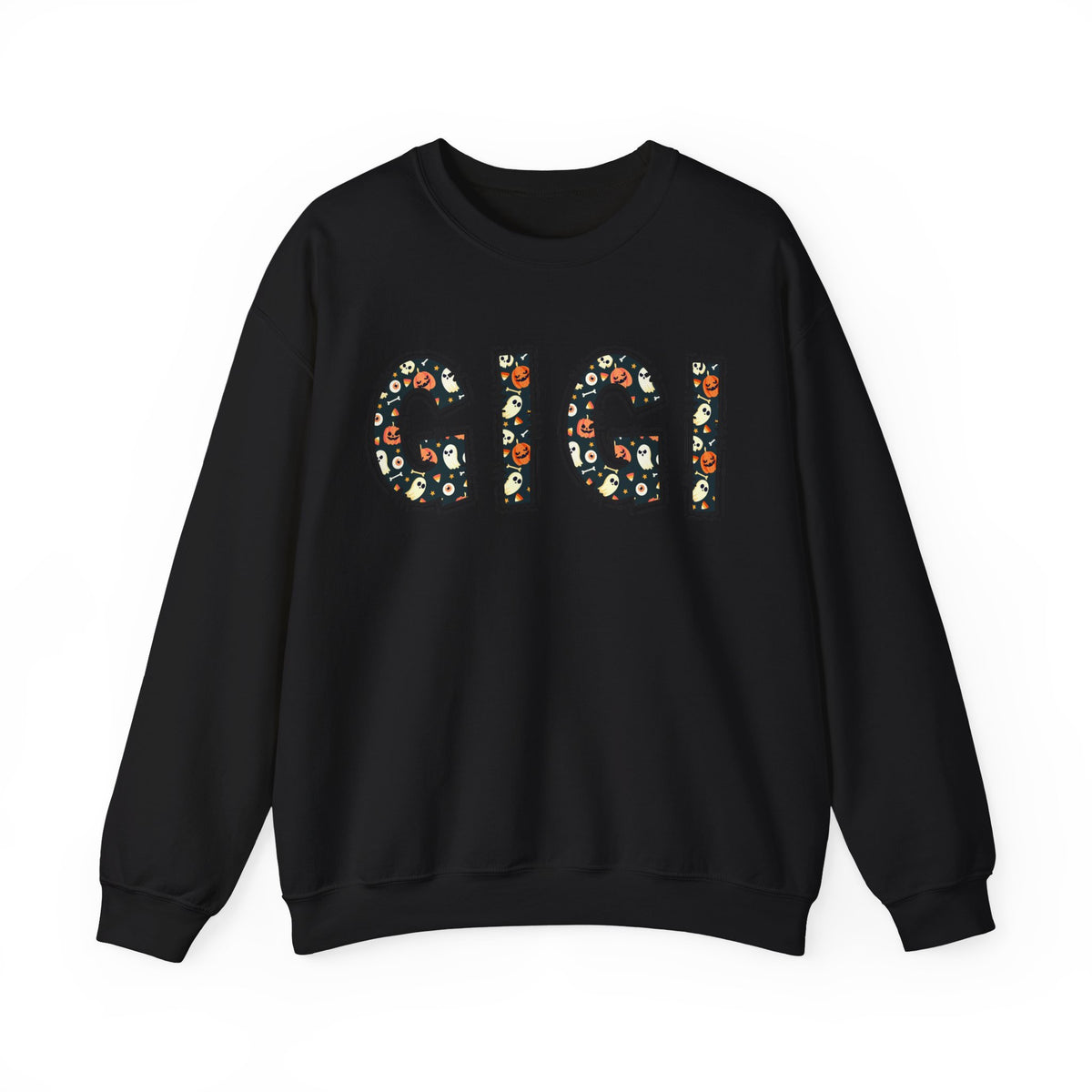GIGI Pumpkin Skull Halloween Sweatshirt | Grandma Grandmother Mamaw Autumn Crew Sweater