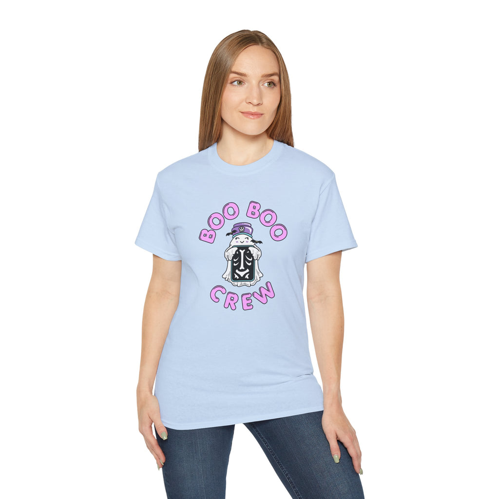Boo Boo Crew Tee — Cute Radiology XRAY Nurse RN PRN DR Ghost Nursing Pharmacy Halloween T‑Shirt