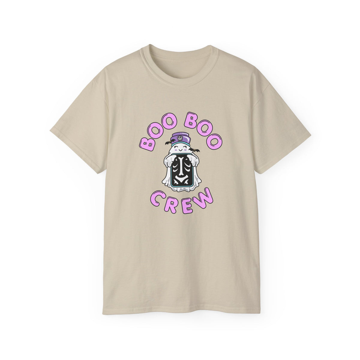 Boo Boo Crew Tee — Cute Radiology XRAY Nurse RN PRN DR Ghost Nursing Pharmacy Halloween T‑Shirt