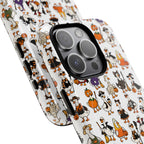 Cute Halloween Ducks phone case White| Tough Magnetic Case