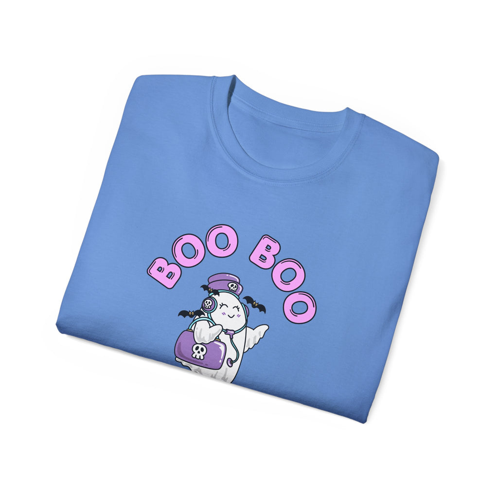 Boo Boo Crew Tee — Cute Travel Nurse RN PRN DR Triage Ghosts Nursing Pharmacy Halloween T‑Shirt