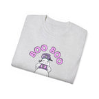 Boo Boo Crew Tee — Cute Nurse RN PRN DR Ghost Nursing Pharmacy Bandaid Halloween T‑Shirt