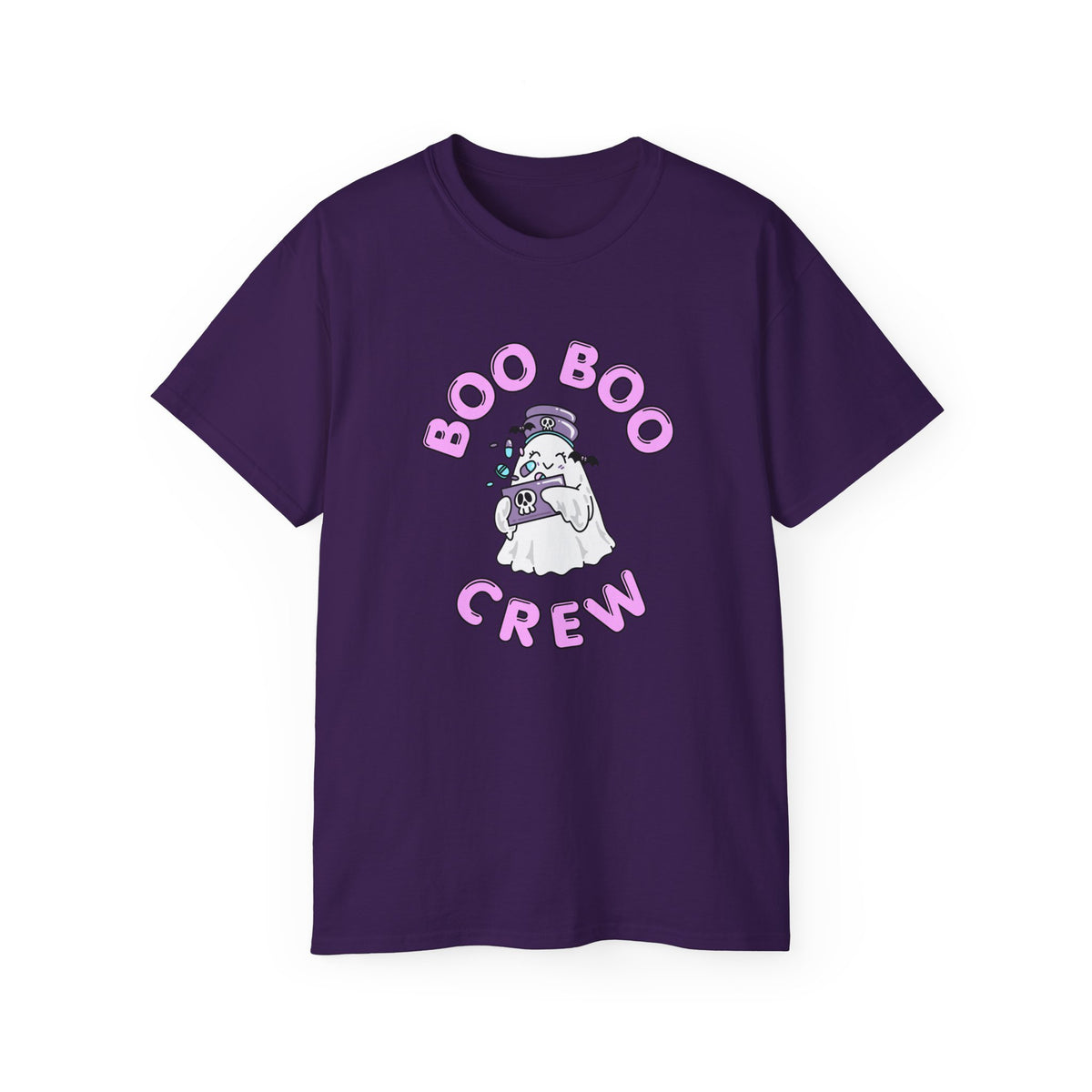 Boo Boo Crew Tee — Cute Nurse RN PRN DR Ghost Nursing Pharmacy Tech Halloween T‑Shirt