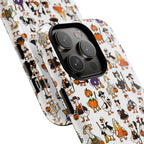 Cute Halloween Ducks phone case White| Tough Magnetic Case