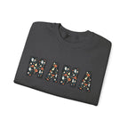 Halloween MAMA sweatshirt | Pumpkin ghost skull lettering crewneck