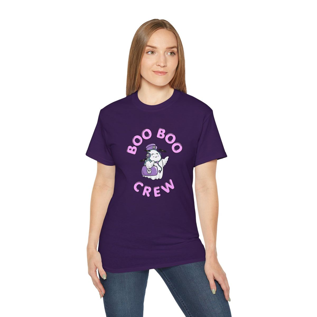 Boo Boo Crew Tee — Cute Travel Nurse RN PRN DR Triage Ghosts Nursing Pharmacy Halloween T‑Shirt
