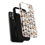 Cute Halloween Ducks phone case White| Tough Magnetic Case