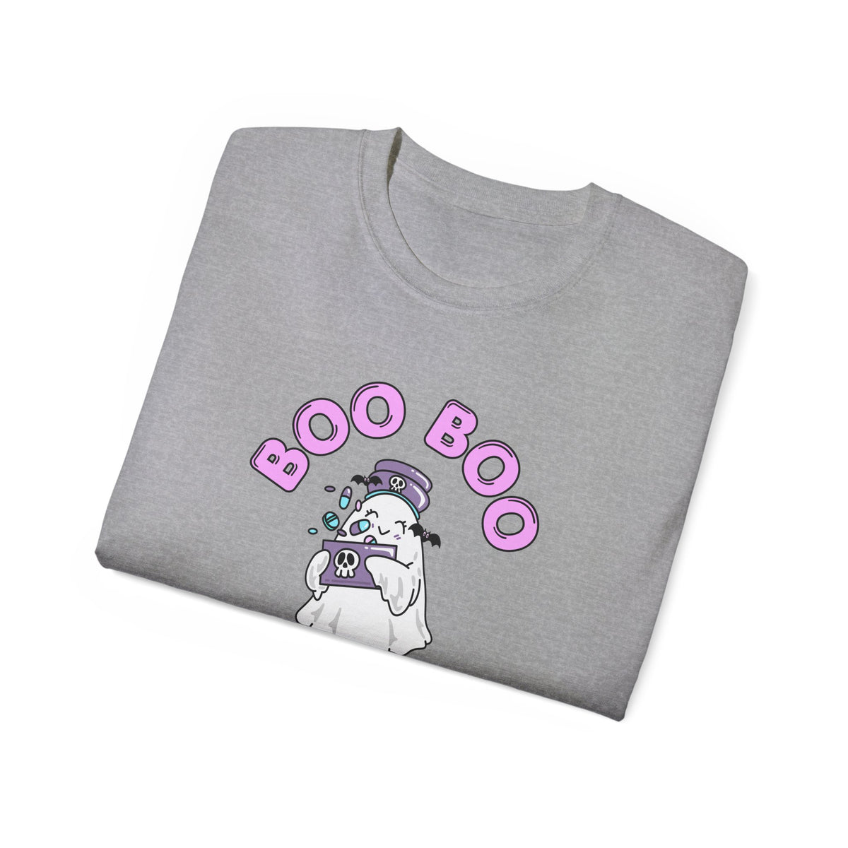 Boo Boo Crew Tee — Cute Nurse RN PRN DR Ghost Nursing Pharmacy Tech Halloween T‑Shirt