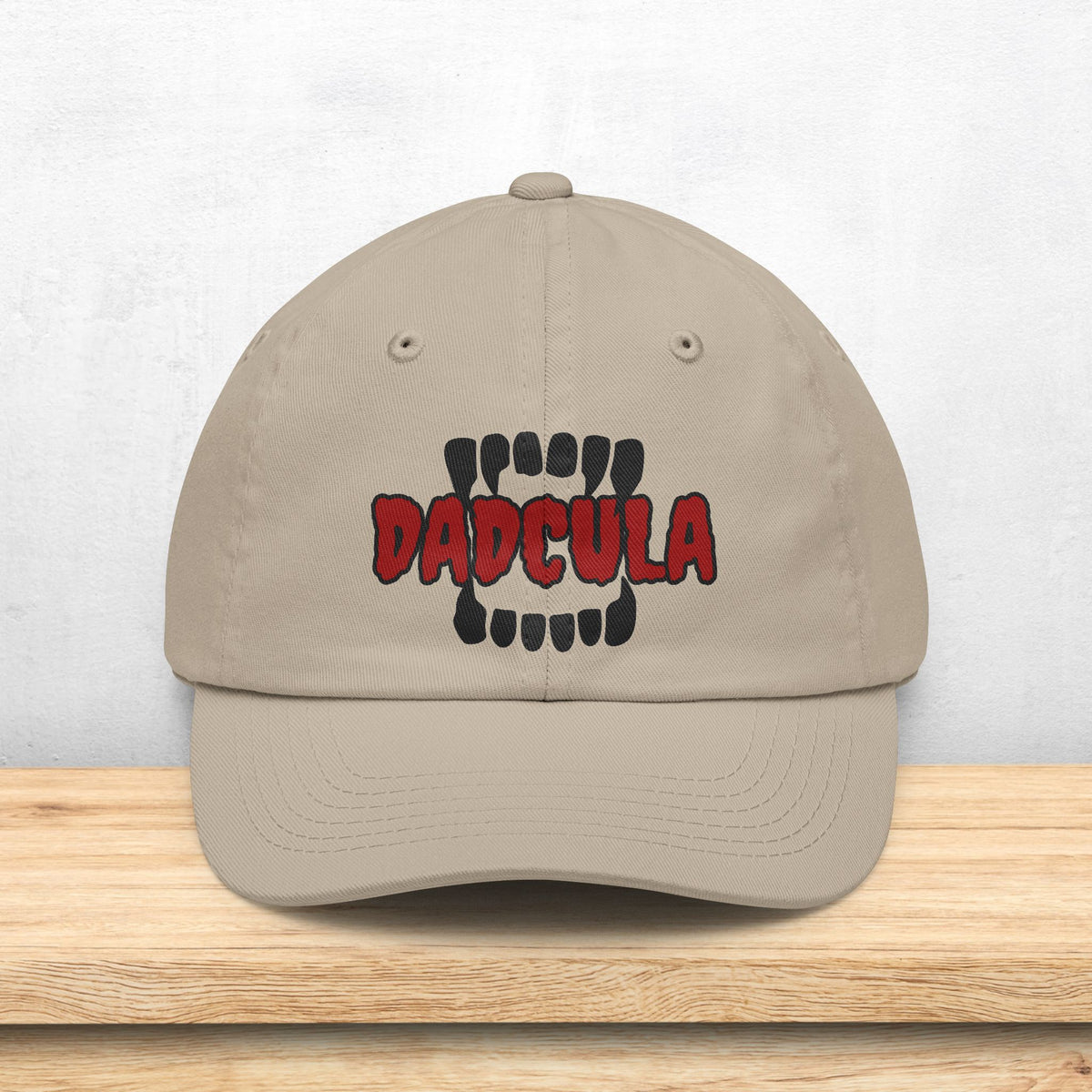 Dadcula vampire teeth Dad Hat | Halloween novelty cap