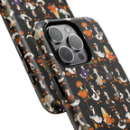 Cute Halloween Ducks phone case Black | Tough Magnetic Case