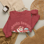 Crewneck Sweatshirt — “Spooky Cowgirl” Cute Western Cowboy Cowgirl Ghost Halloween Pullover