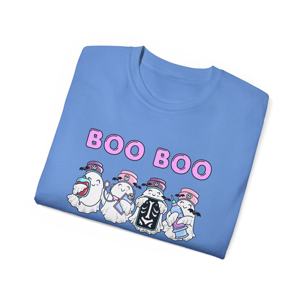Boo Boo Crew Tee — Cute Nurse Ghosts Nursing Halloween T‑Shirt