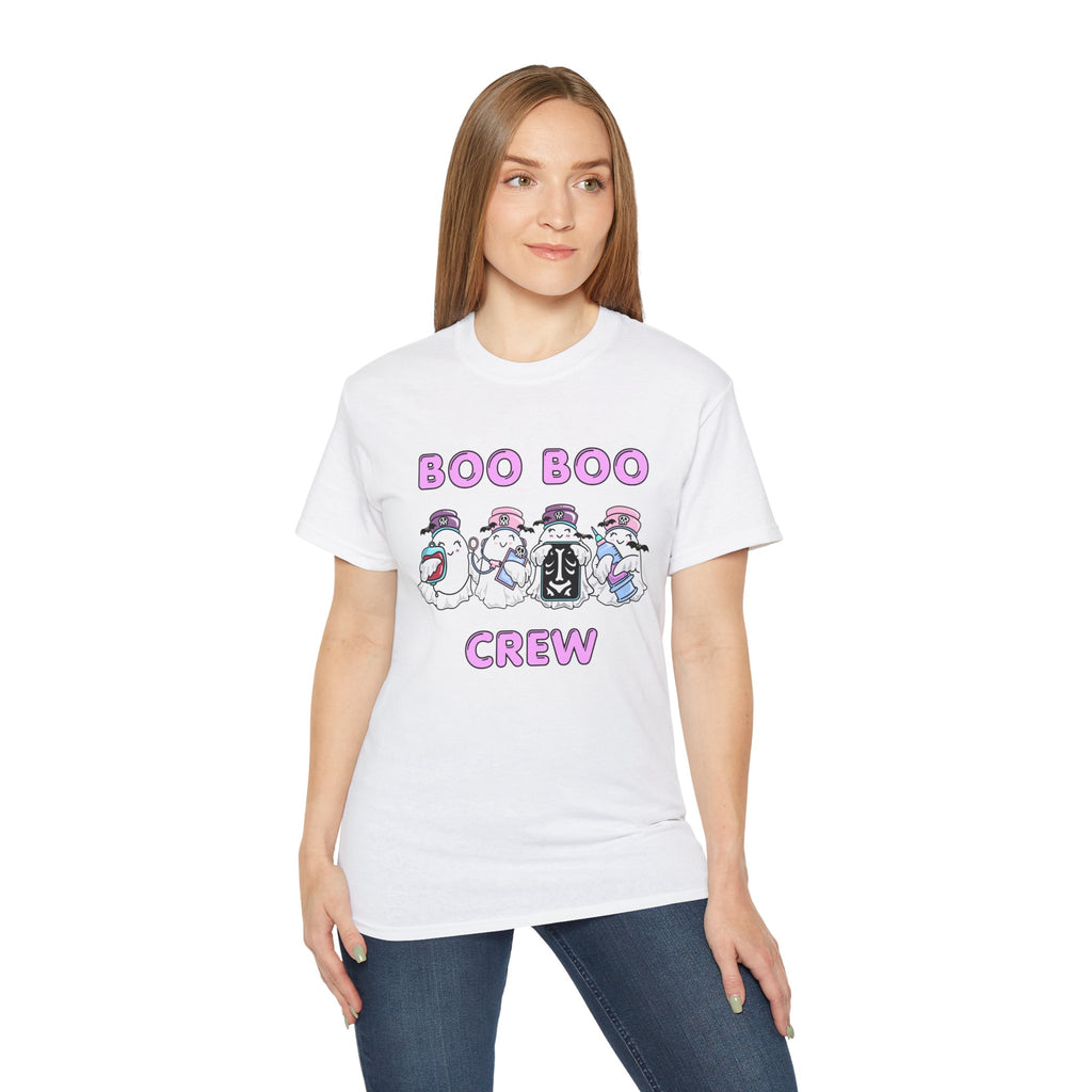 Boo Boo Crew Tee — Cute Nurse Ghosts Nursing Halloween T‑Shirt