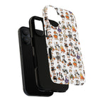 Cute Halloween Ducks phone case White| Tough Magnetic Case
