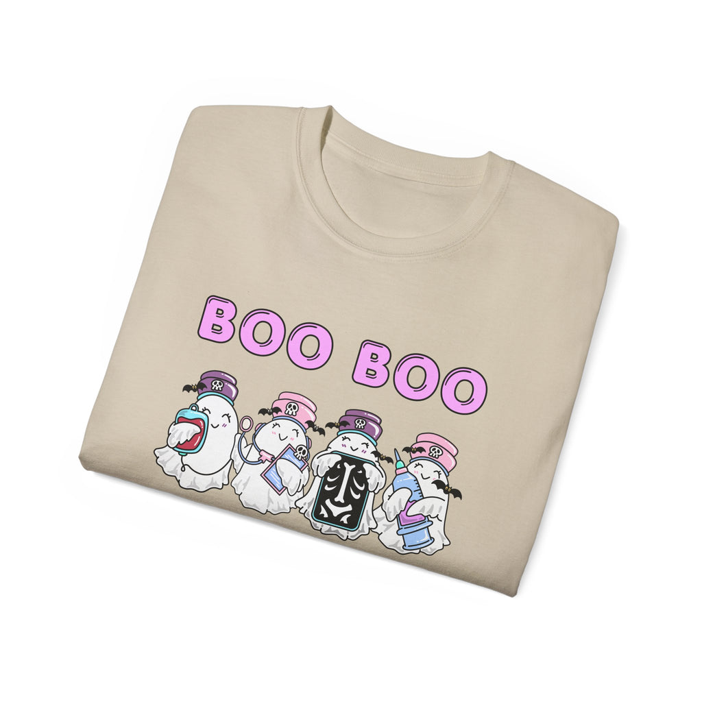 Boo Boo Crew Tee — Cute Nurse Ghosts Nursing Halloween T‑Shirt