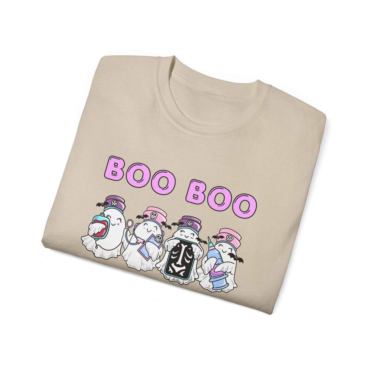 Boo Boo Crew Tee — Cute Nurse Ghosts Nursing Halloween T‑Shirt
