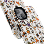 Cute Halloween Ducks phone case White| Tough Magnetic Case