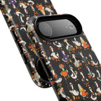 Cute Halloween Ducks phone case Black | Tough Magnetic Case