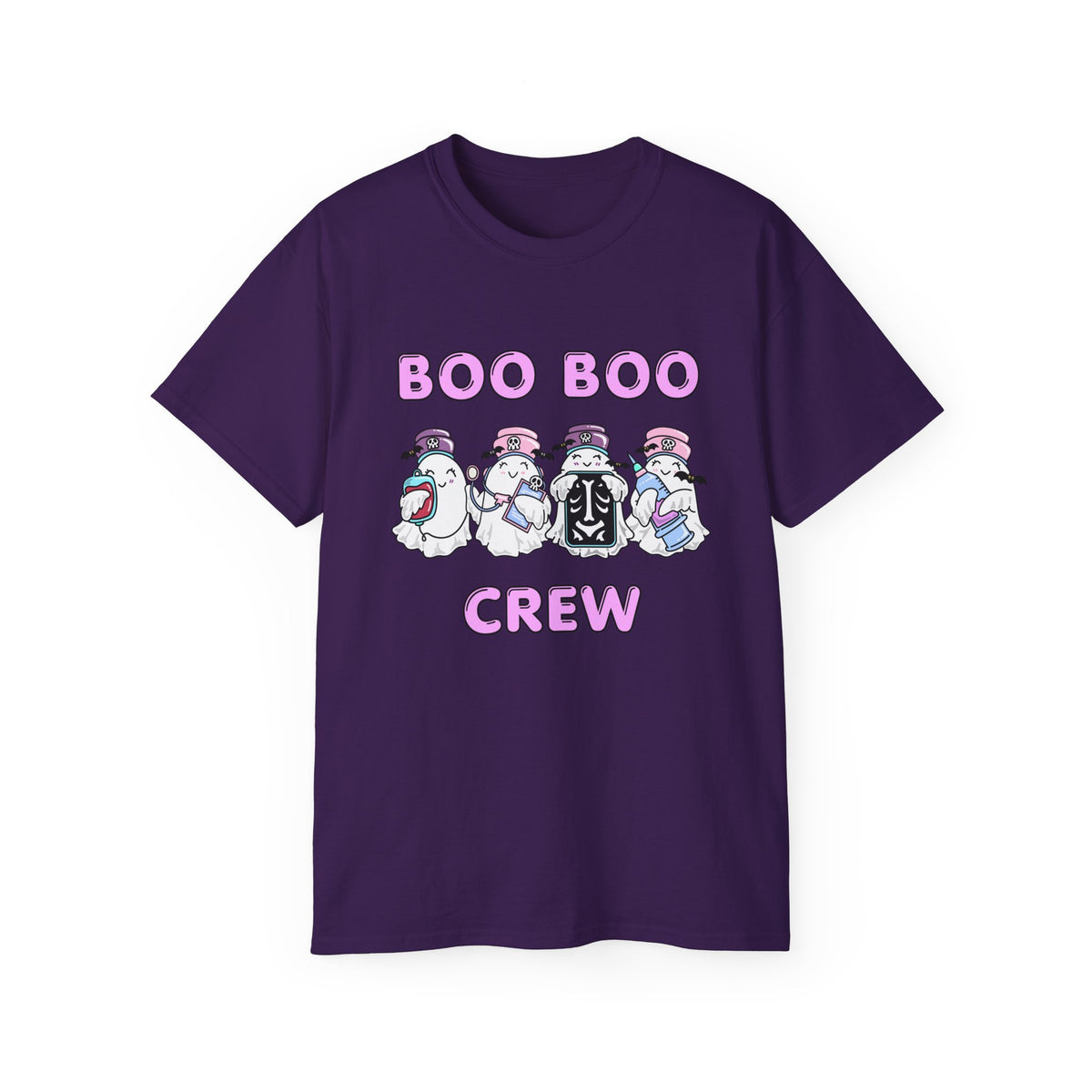 Boo Boo Crew Tee — Cute Nurse Ghosts Nursing Halloween T‑Shirt