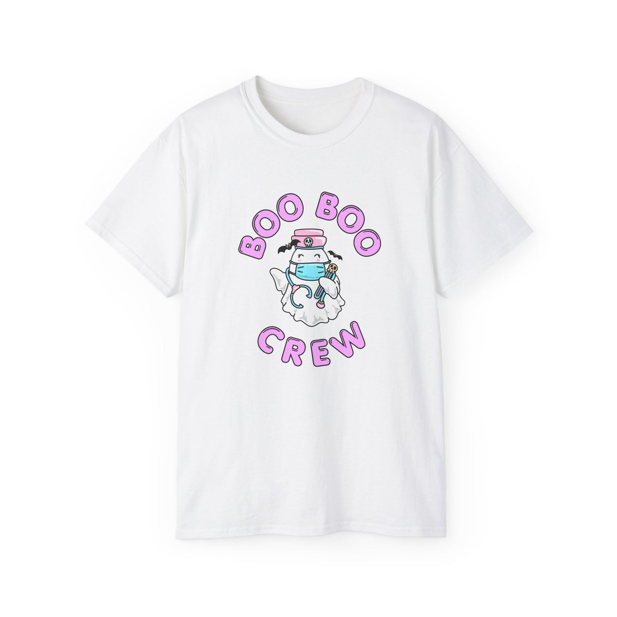 Boo Boo Crew Tee — Cute Nurse RN PRN DR Ghost Nursing Pharmacy Phelbotomy Halloween T‑Shirt