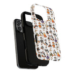 Cute Halloween Ducks phone case White| Tough Magnetic Case