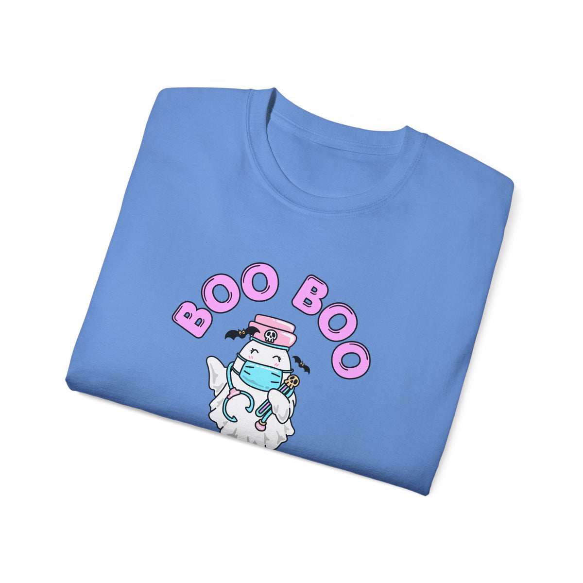 Boo Boo Crew Tee — Cute Nurse RN PRN DR Ghost Nursing Pharmacy Phelbotomy Halloween T‑Shirt
