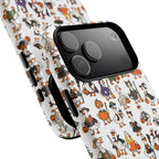 Cute Halloween Ducks phone case White| Tough Magnetic Case