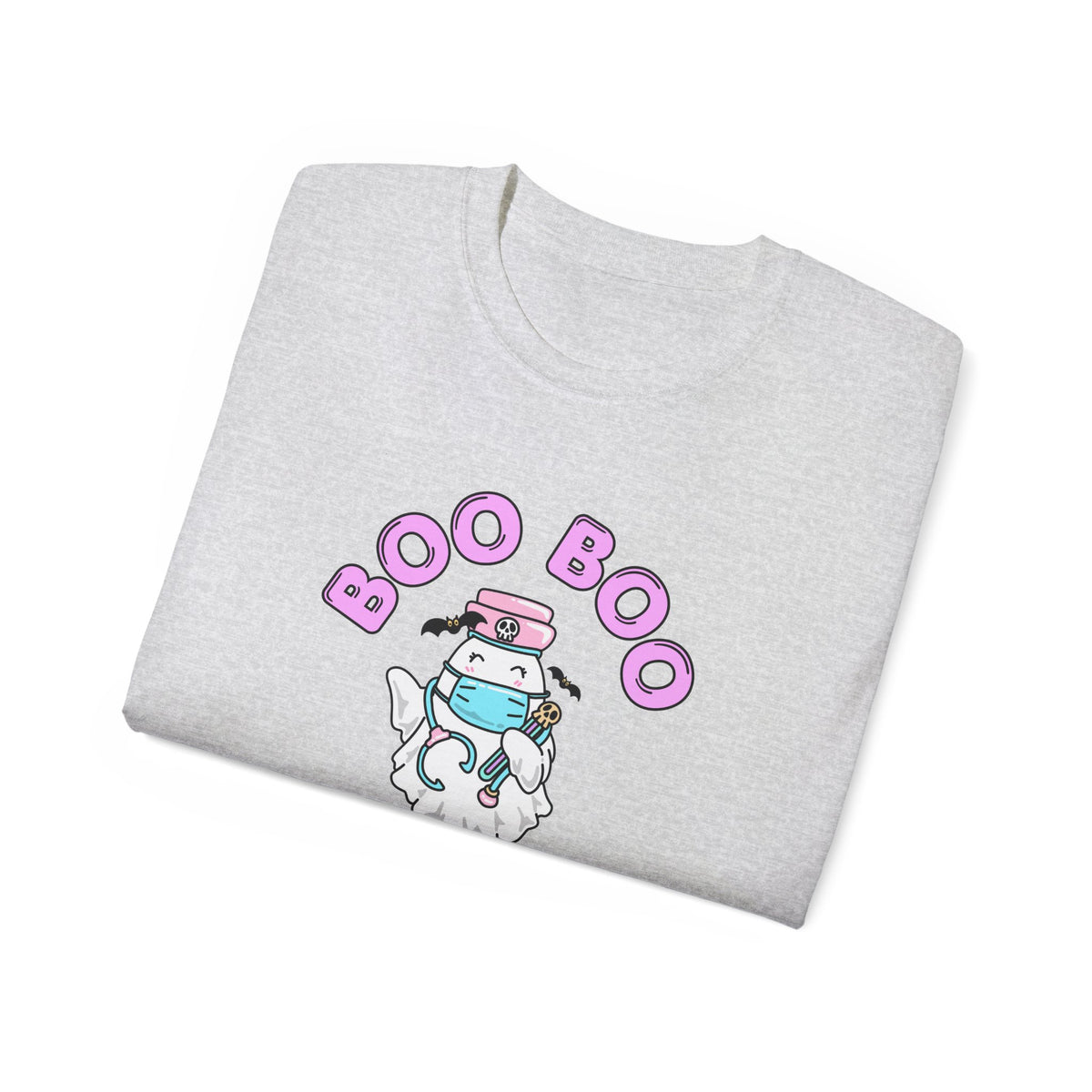 Boo Boo Crew Tee — Cute Nurse RN PRN DR Ghost Nursing Pharmacy Phelbotomy Halloween T‑Shirt