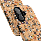 Cute Halloween Ducks phone case Orange | Tough Magnetic Case