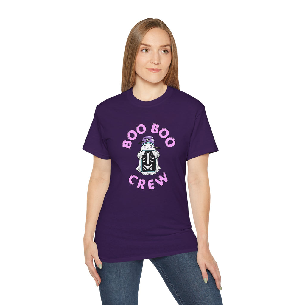 Boo Boo Crew Tee — Cute Radiology XRAY Nurse RN PRN DR Ghost Nursing Pharmacy Halloween T‑Shirt