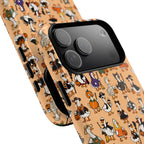 Cute Halloween Ducks phone case Orange | Tough Magnetic Case