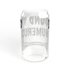 I Found the Humerus Sipper Glass | 16oz Bone Graphic