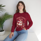 Crewneck Sweatshirt — “Ghost Town Glam” Cute Western Cowboy Cowgirl Ghost Halloween Pullover