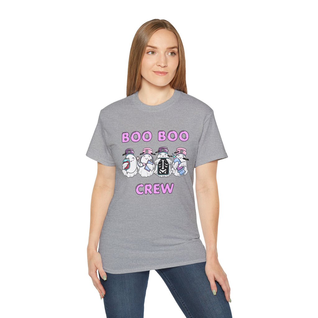 Boo Boo Crew Tee — Cute Nurse Ghosts Nursing Halloween T‑Shirt