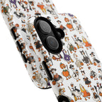 Cute Halloween Ducks phone case White| Tough Magnetic Case