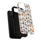Cute Halloween Ducks phone case White| Tough Magnetic Case