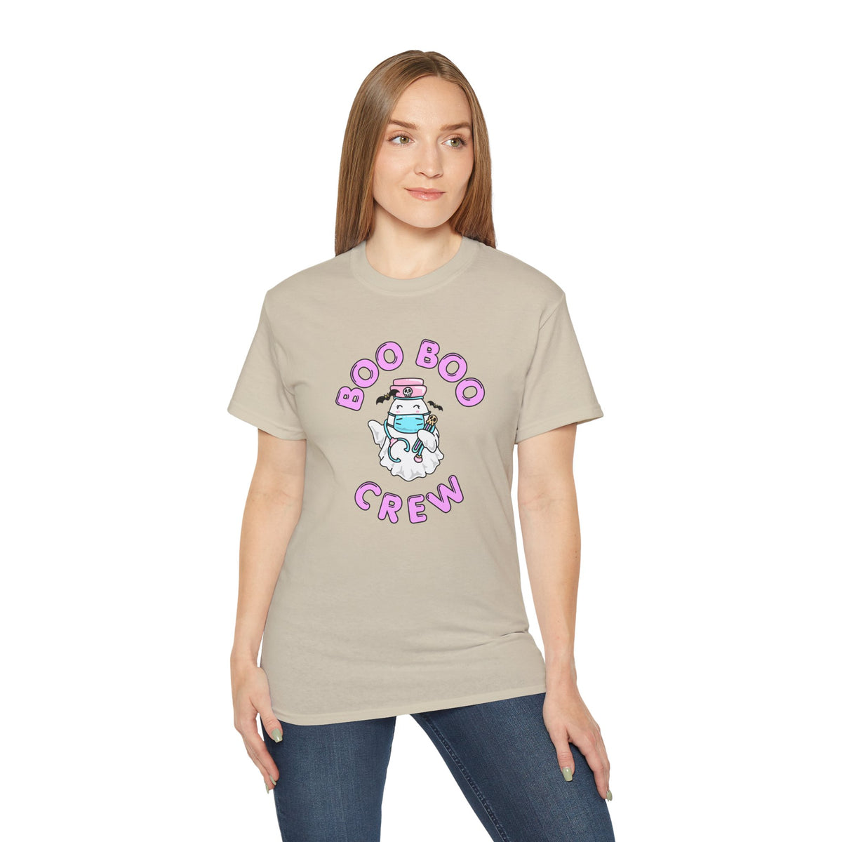 Boo Boo Crew Tee — Cute Nurse RN PRN DR Ghost Nursing Pharmacy Phelbotomy Halloween T‑Shirt