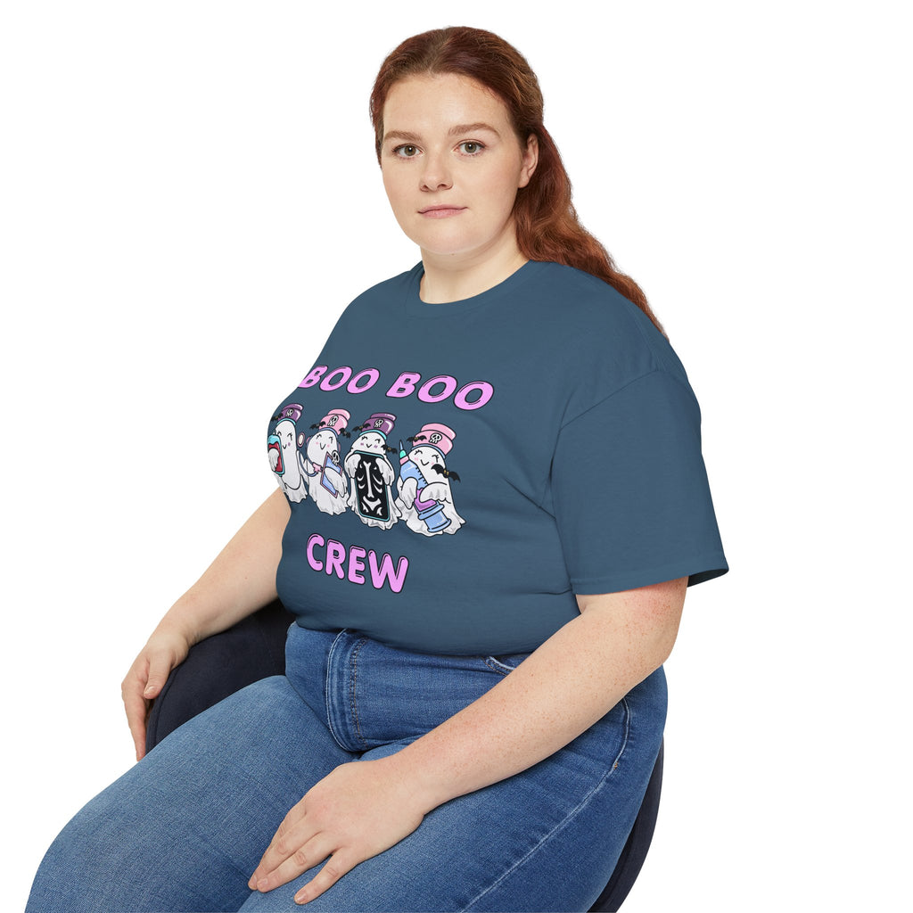 Boo Boo Crew Tee — Cute Nurse Ghosts Nursing Halloween T‑Shirt