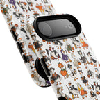 Cute Halloween Ducks phone case White| Tough Magnetic Case