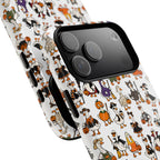 Cute Halloween Ducks phone case White| Tough Magnetic Case