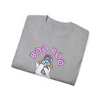 Boo Boo Crew Tee — Cute Ginger Redhead Nurse RN PRN DR Triage Ghosts Nursing Pharmacy Halloween T‑Shirt