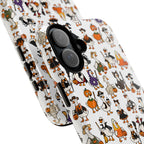 Cute Halloween Ducks phone case White| Tough Magnetic Case