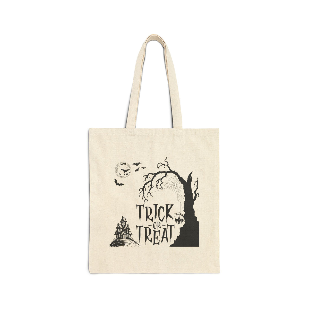 Trick or Treat Halloween Candy Canvas Tote Bag