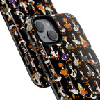Cute Halloween Ducks phone case Black | Tough Magnetic Case