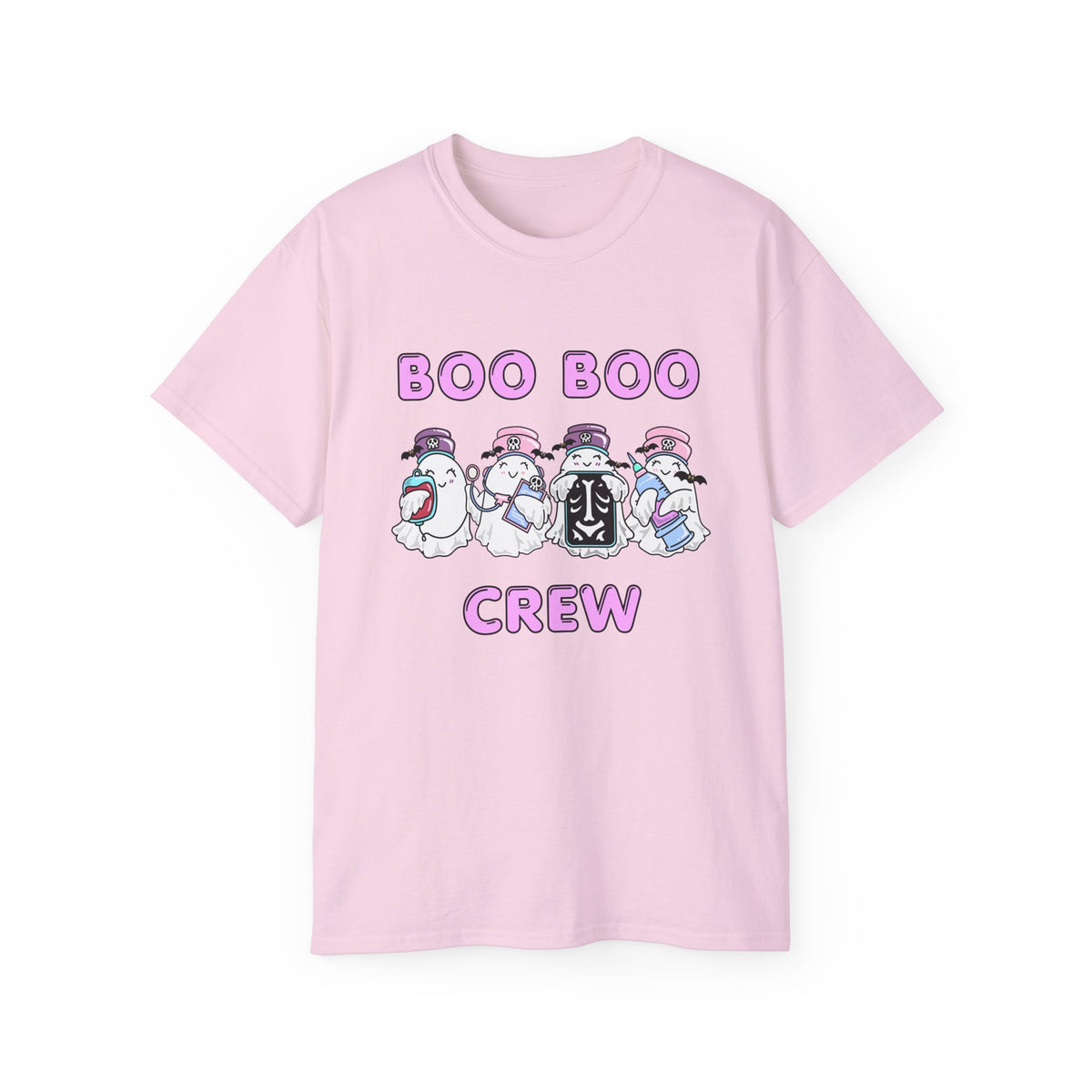 Boo Boo Crew Tee — Cute Nurse Ghosts Nursing Halloween T‑Shirt